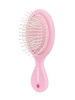 Массажная мини-расческа  для волос с подвеской, Розовая Solomeya Mini hair brush with keychain, Pink, 1 шт